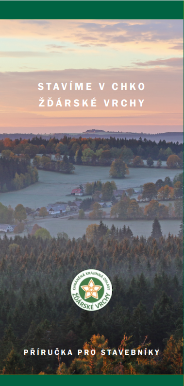 Stručná publikace pro potenciální stavebníky a projektanty, kteří mají anebo řeší stavební záměr v CHKO Žďárské vrchy.